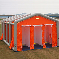medical tent disinfection channel